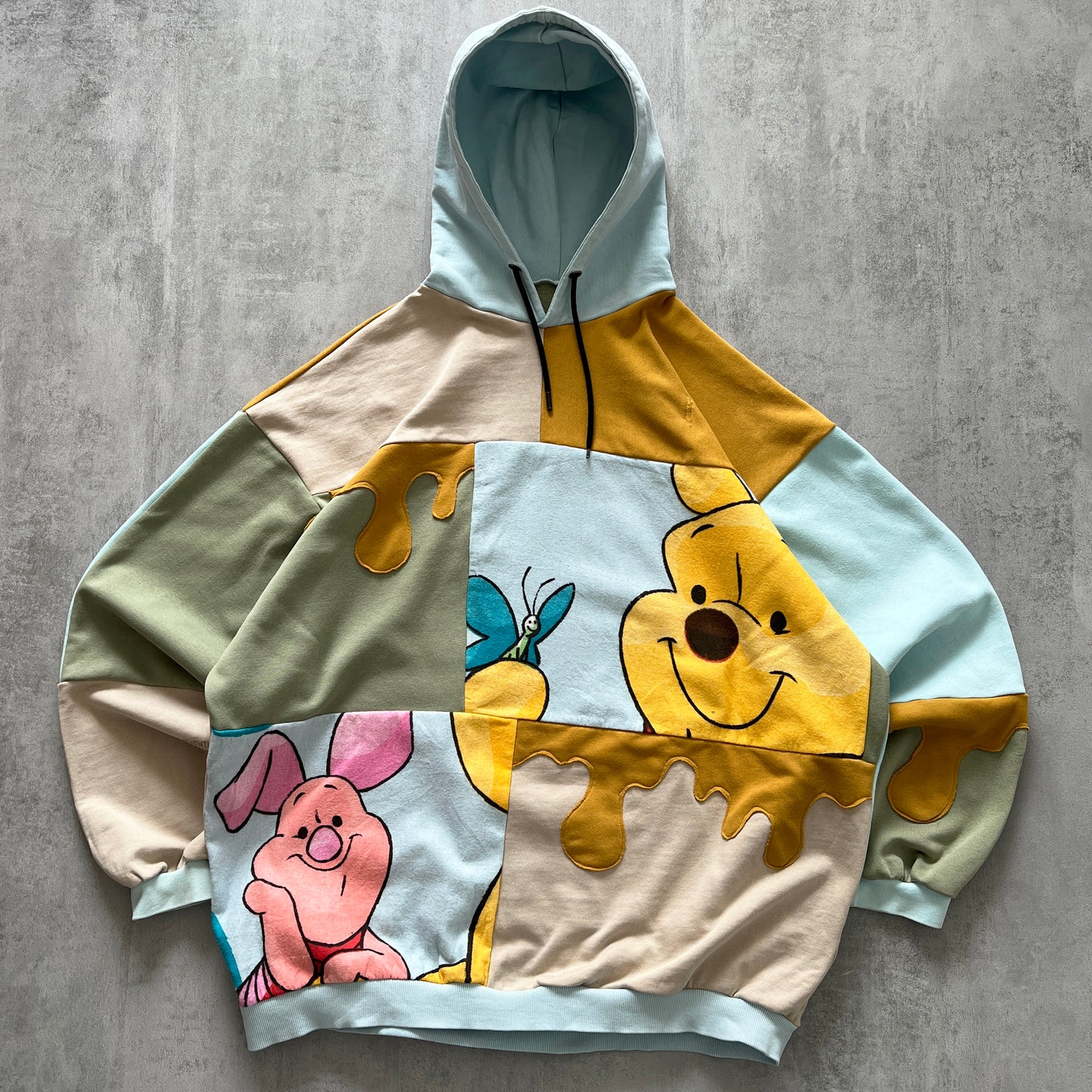 'HUNNY' PATCHWORK HOODIE (XXL)