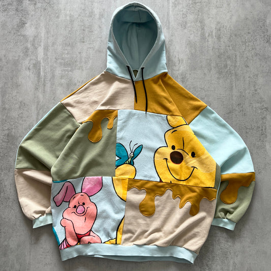 'HUNNY' PATCHWORK HOODIE (XXL)