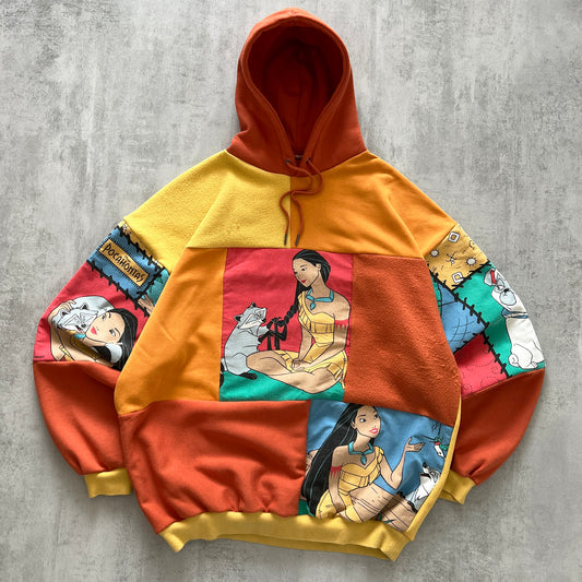 'POCAHONTAS' PATCHWORK HOODIE (XXL)