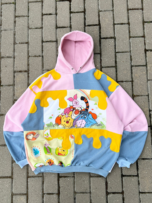'HUNNY' PATCHWORK HOODIE (XL-XXL)