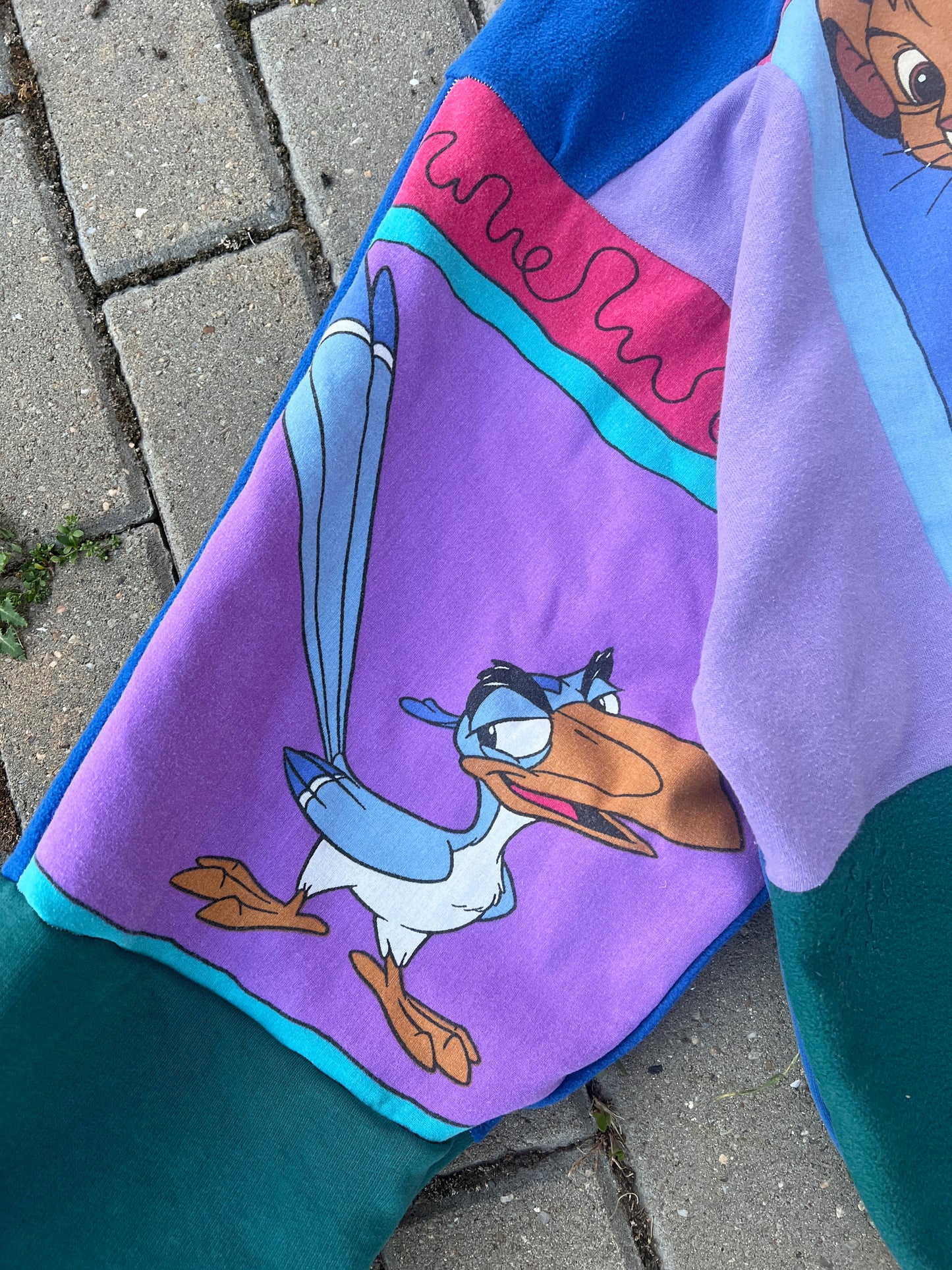 'HAKUNA MATATA' PATCHWORK HOODIE (XL)