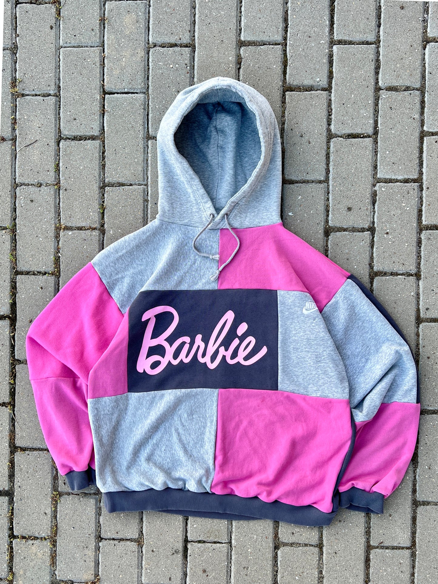 'PRINCESS' PATCHWORK HOODIE (L)