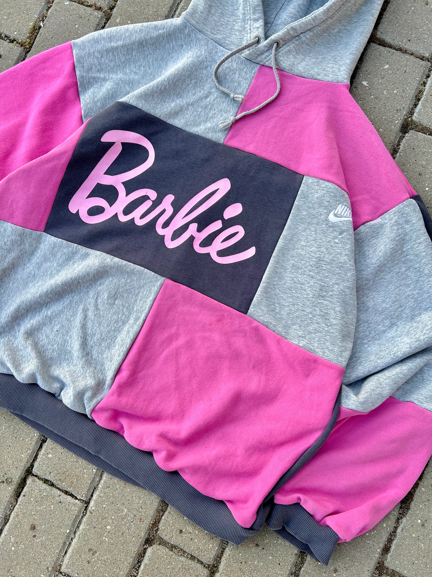 'PRINCESS' PATCHWORK HOODIE (L)