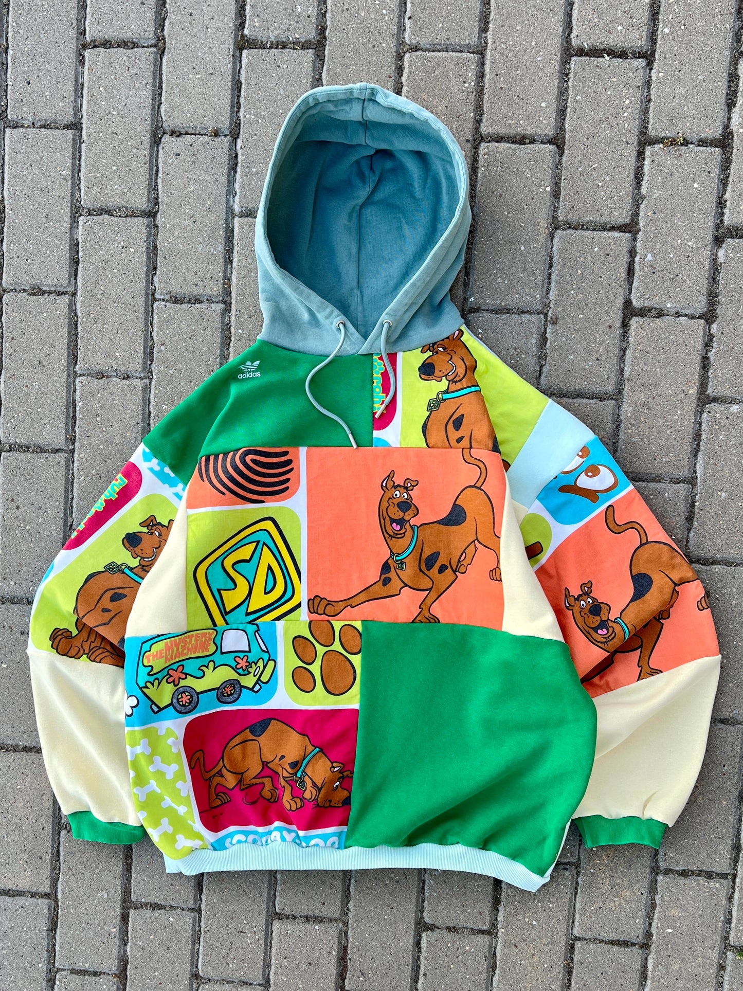 'SCOOBY' PATCHWORK HOODIE (L-XL)