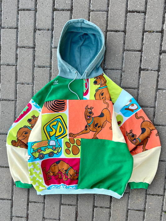 'SCOOBY' PATCHWORK HOODIE (L-XL)