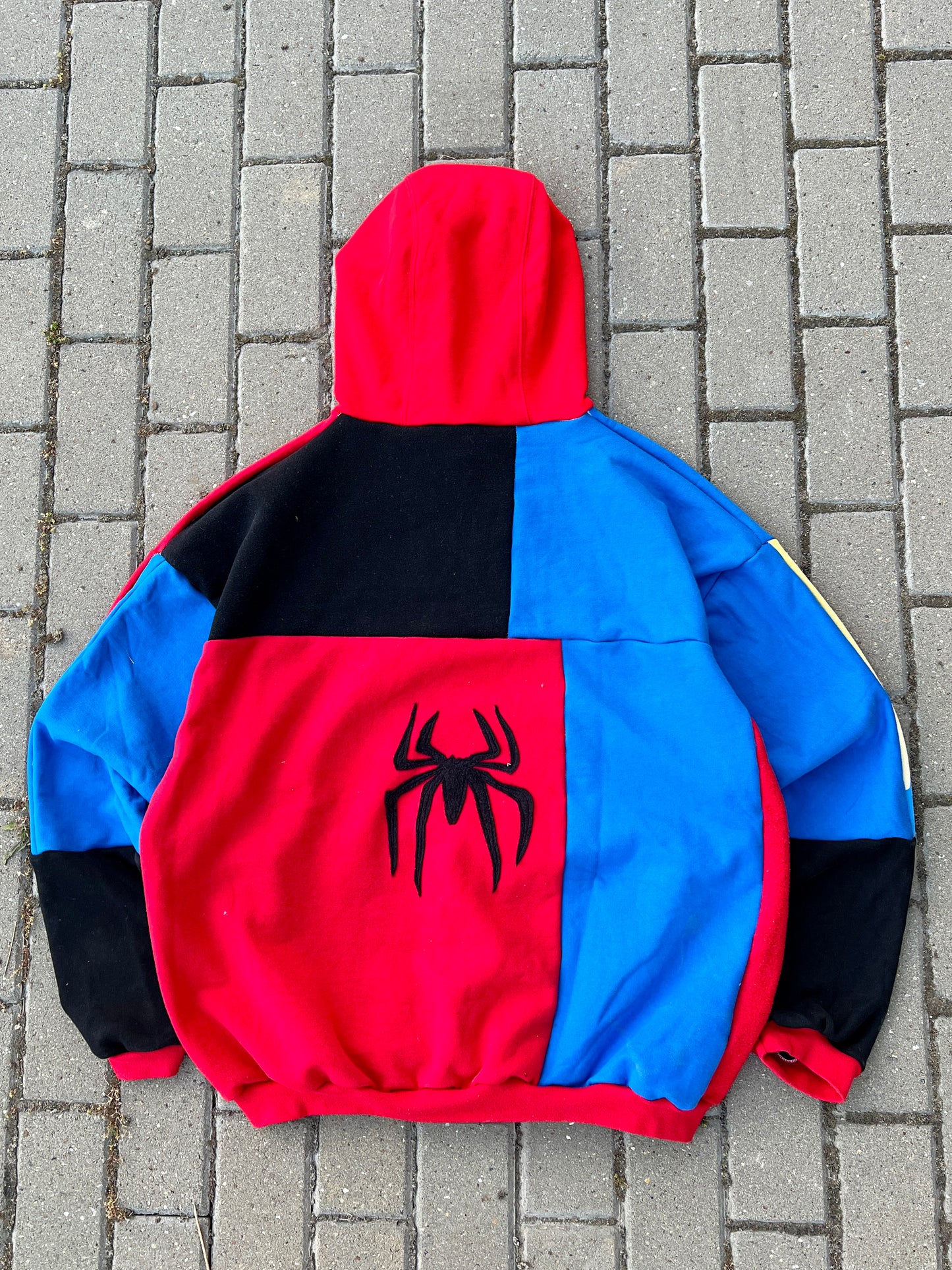 'SPIDEY' PATCHWORK HOODIE (XXL)