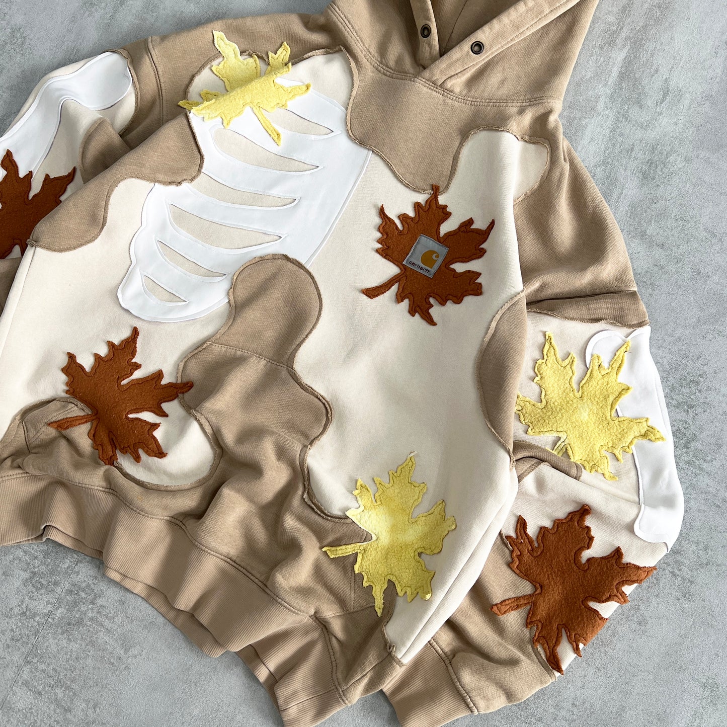'LEAVES' HOODIE (M)