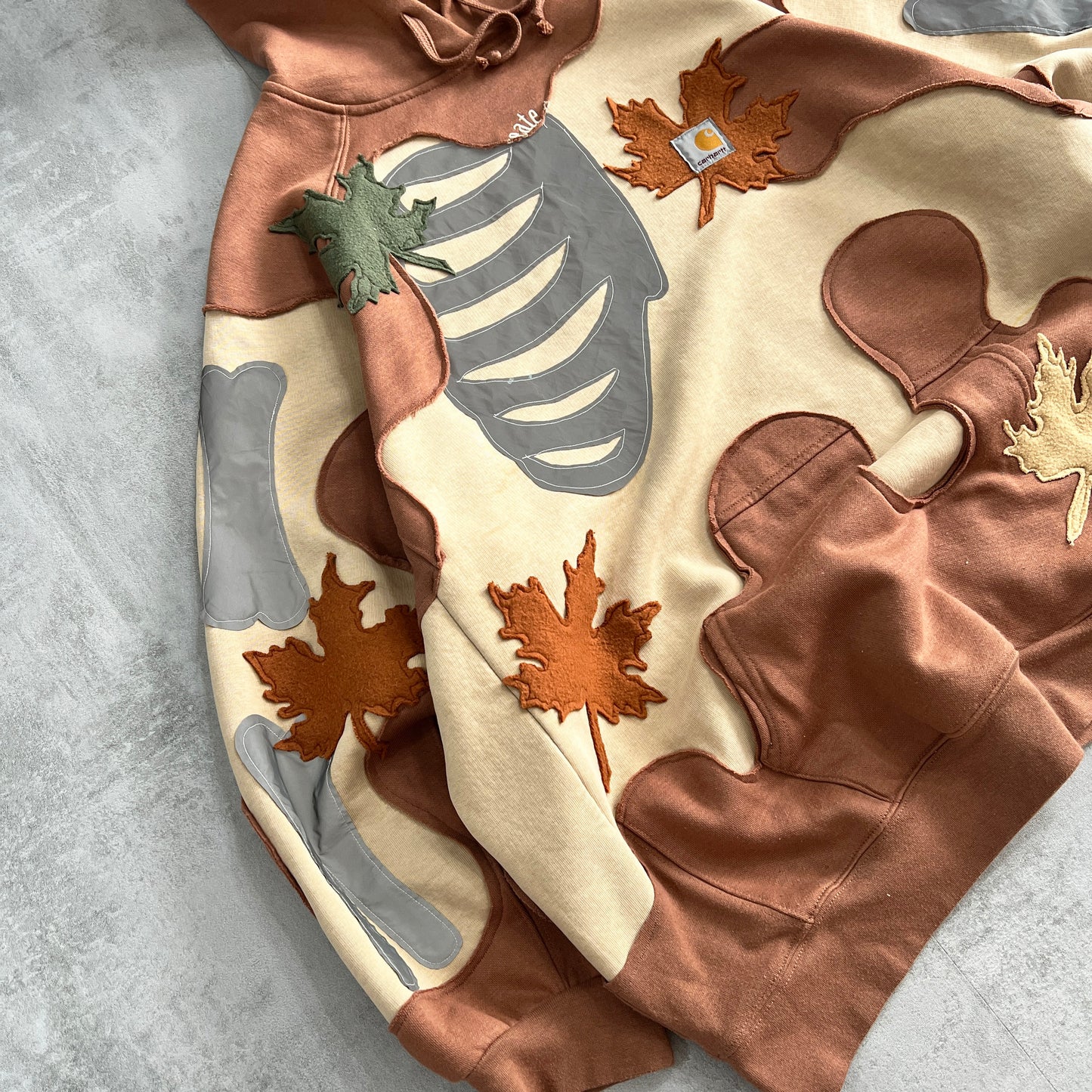 'LEAVES' REFLECTIVE HOODIE (XL)