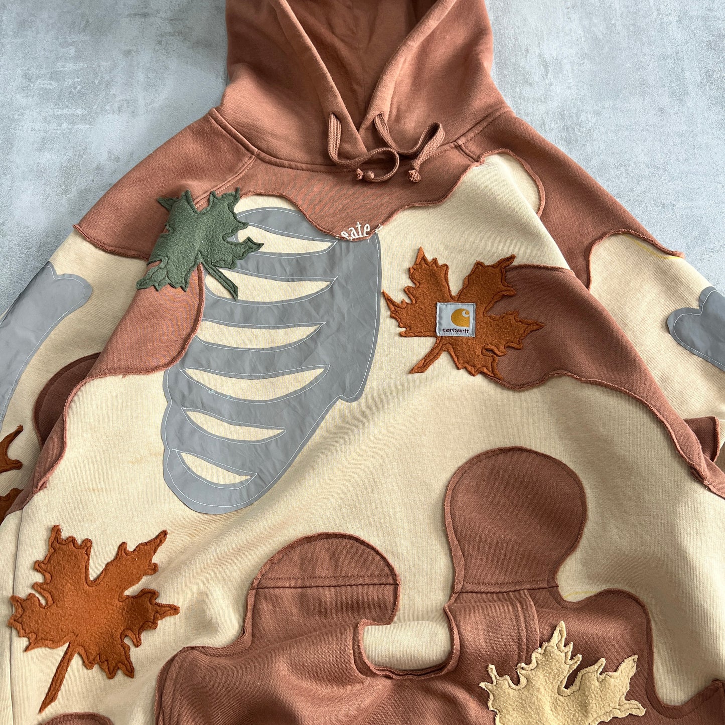 'LEAVES' REFLECTIVE HOODIE (XL)