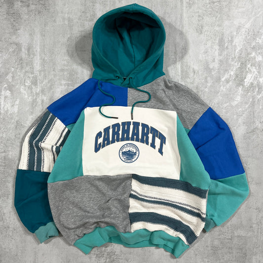 PATCHWORK HOODIE (L)
