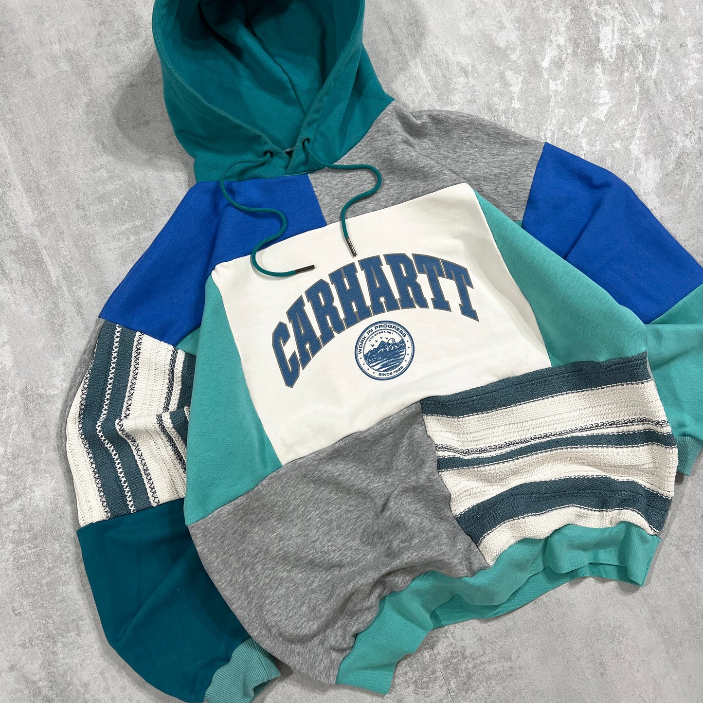 PATCHWORK HOODIE (L)