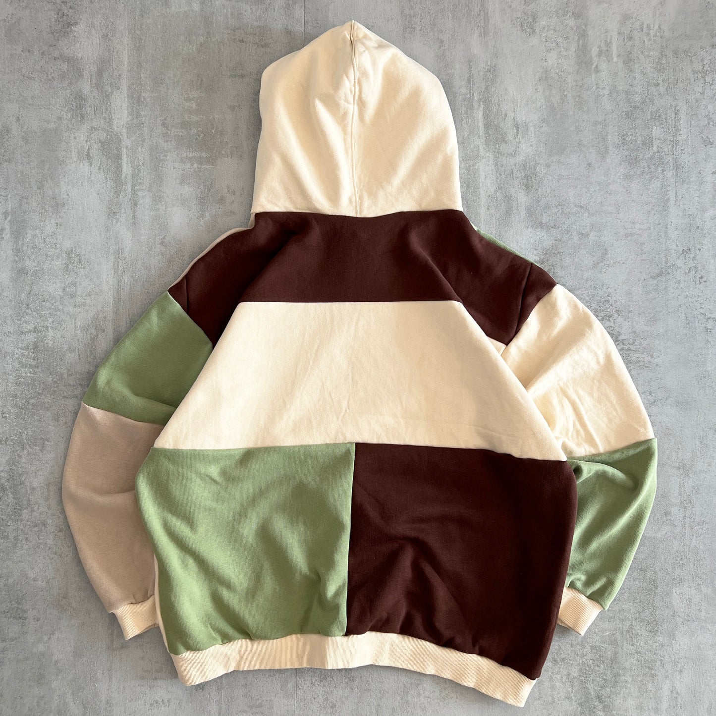 'PATCHWORK' HOODIE (XL)