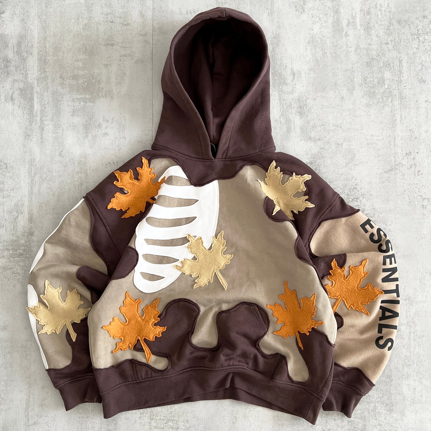 'LEAVES' HOODIE (w M)