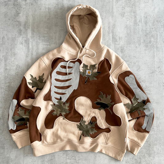 'LEAVES' REFLECTIVE HOODIE (XL)