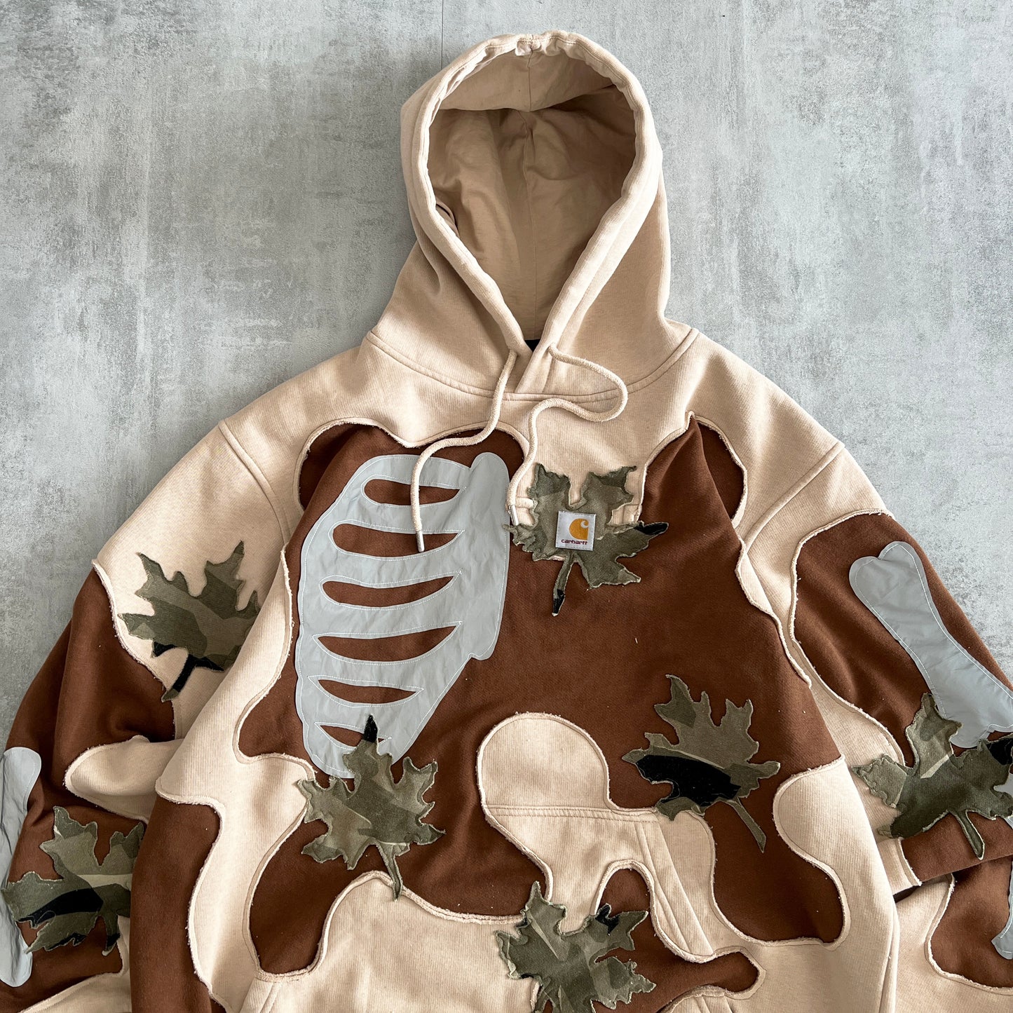 'LEAVES' REFLECTIVE HOODIE (XL)