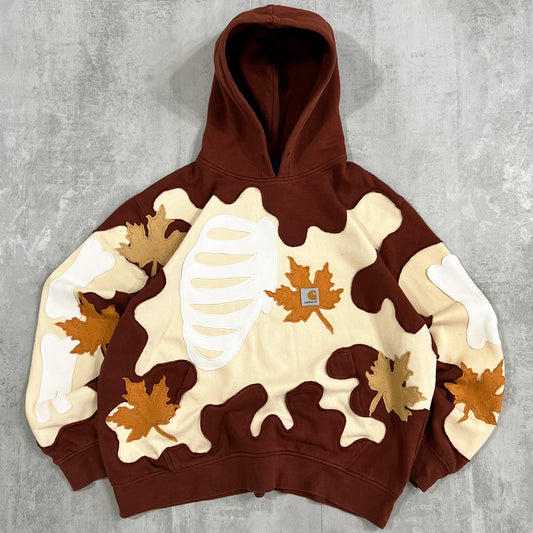 'LEAVES' HOODIE (XL)