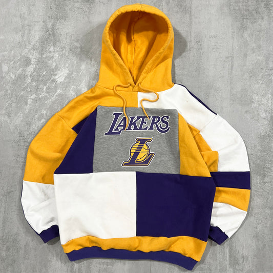 'LAKERS' PATCHWORK HOODIE (L)