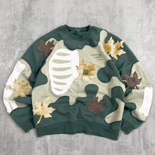 'LEAVES' SWEATSHIRT (M)