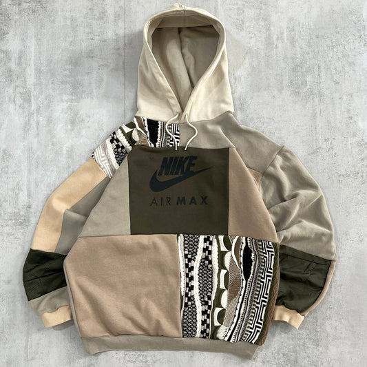 'PATCHWORK' HOODIE (L)