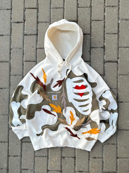 'LEAVES' HOODIE (M)